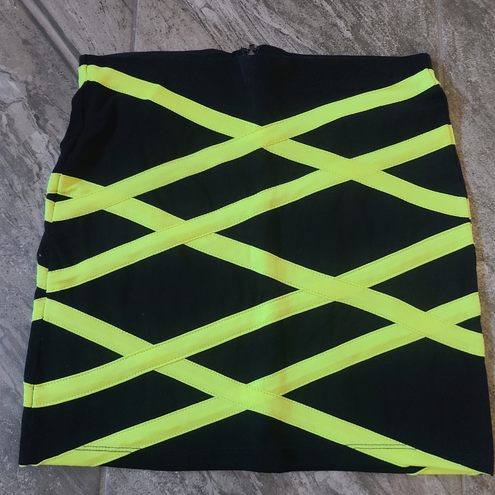 Forever 21 Neon Mini Skirt